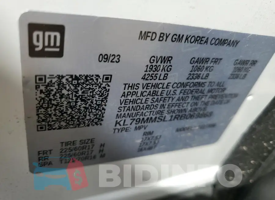 KL79MMSL1RB069868 Photo# 13