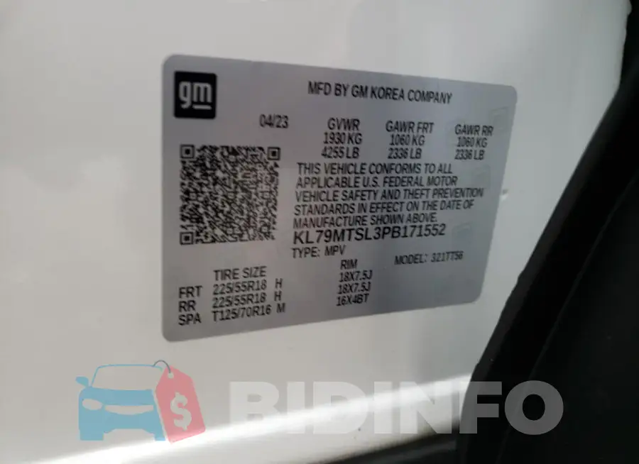 KL79MTSL3PB171552 Photo# 13