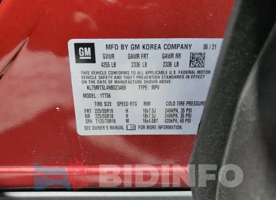 KL79MTSL4NB023469 Photo# 13