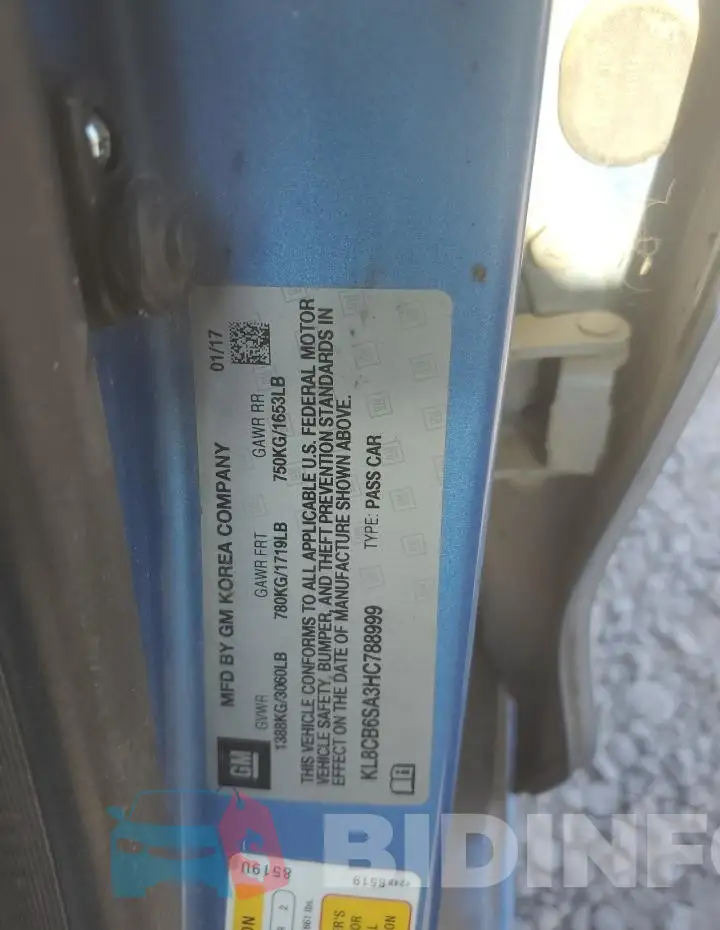 KL8CB6SA3HC788999 Photo# 12