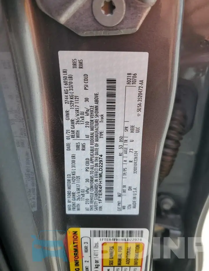 1FTER4FH1MLD22974 Photo# 12