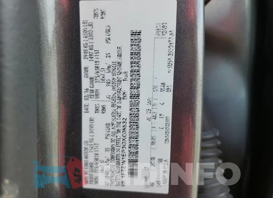 1FTEW1EP3GKE08832 Photo# 12