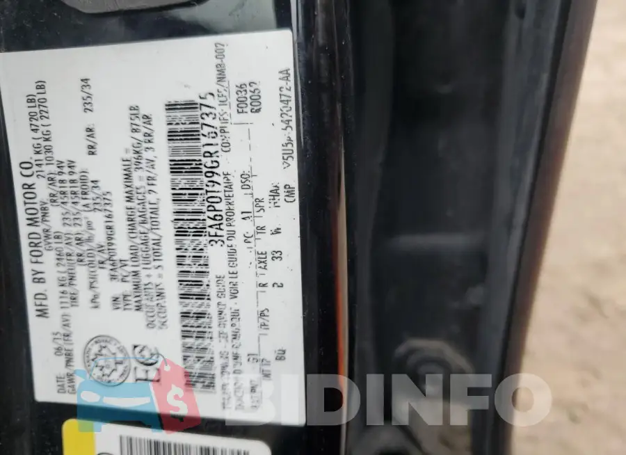 3FA6P0T99GR167375 Photo# 12