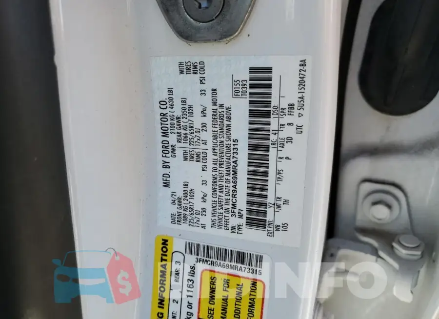 3FMCR9A69MRA73315 Photo# 13