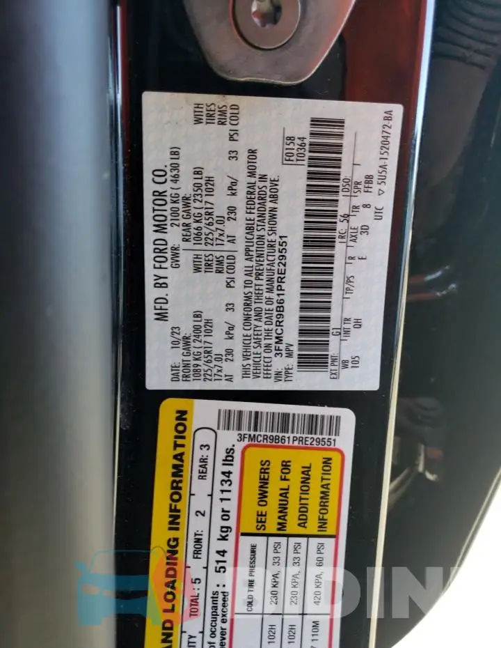 3FMCR9B61PRE29551 Photo# 13