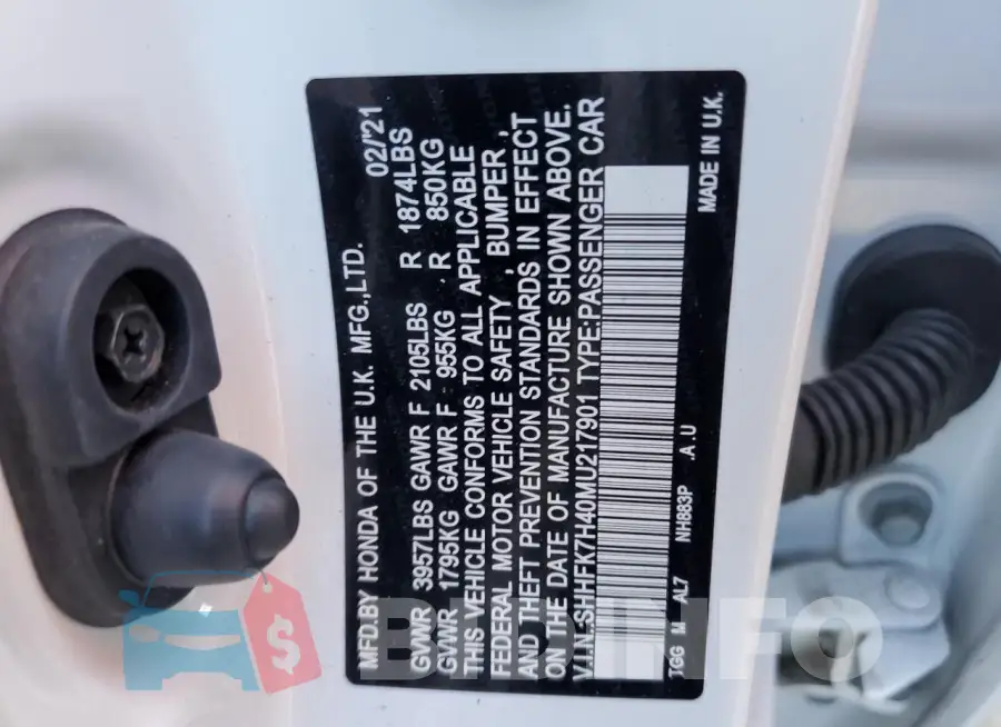 SHHFK7H40MU217901 Photo# 12