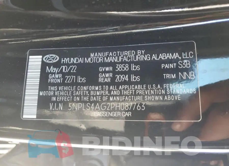 5NPLS4AG2PH087763 Photo# 12