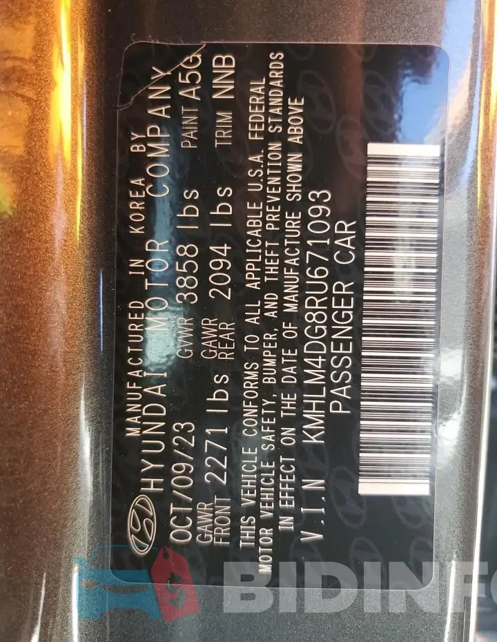 KMHLM4DG8RU671093 Photo# 12