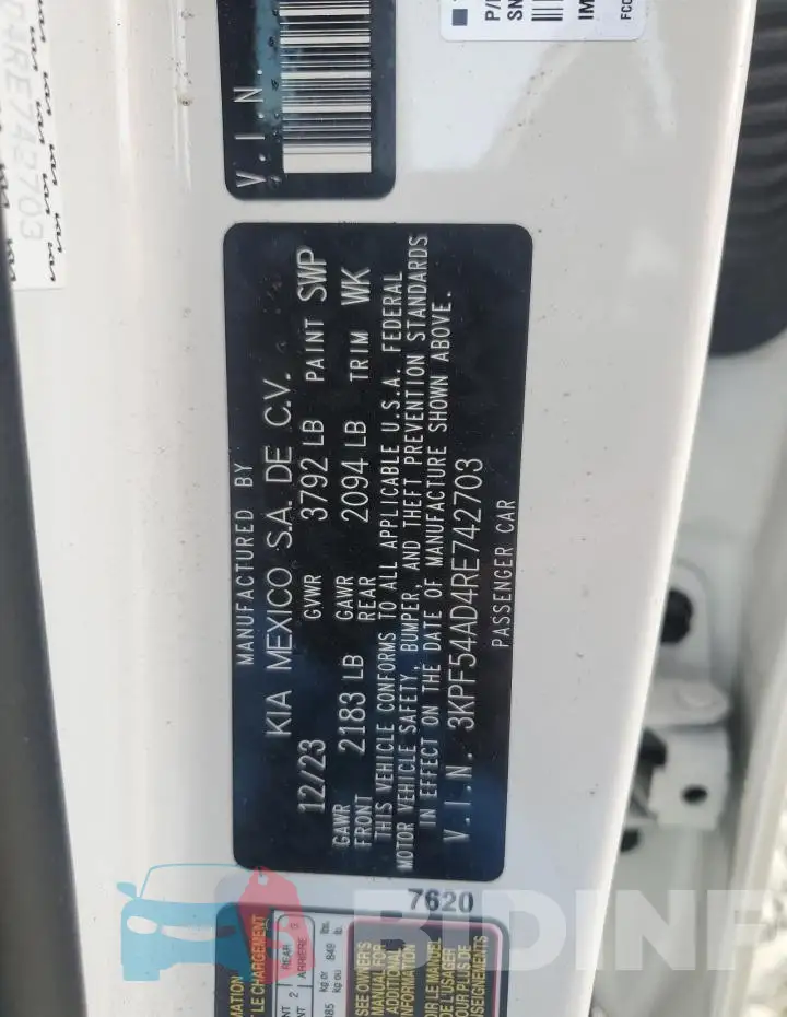 3KPF54AD4RE742703 Photo# 13