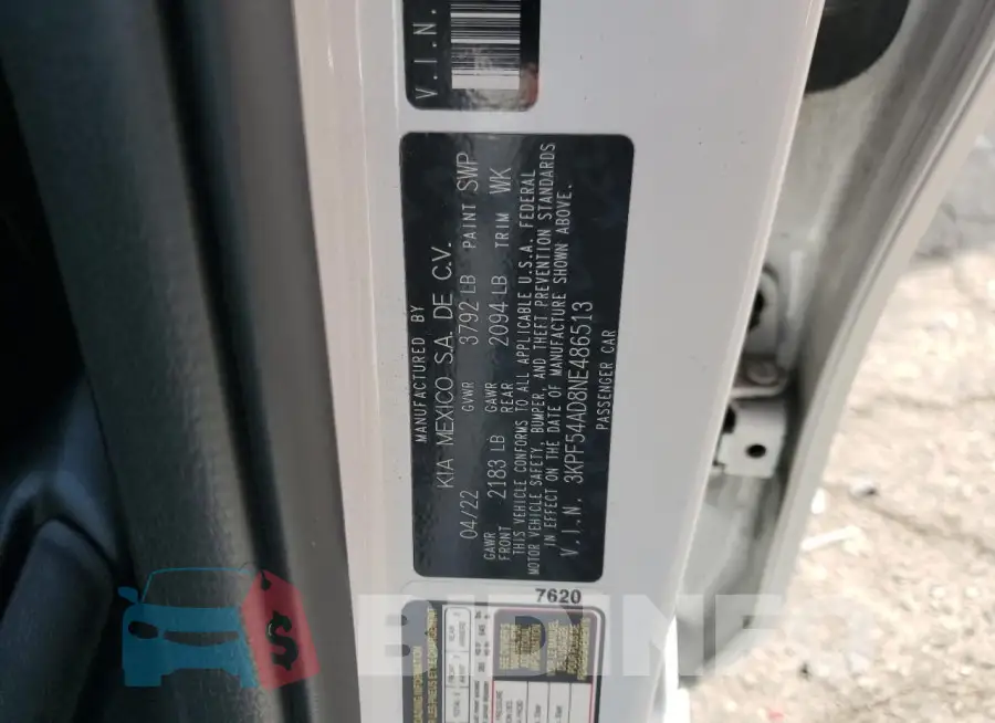 3KPF54AD8NE486513 Photo# 13