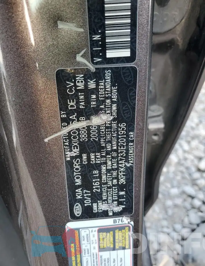 3KPFK4A73JE201956 Photo# 12
