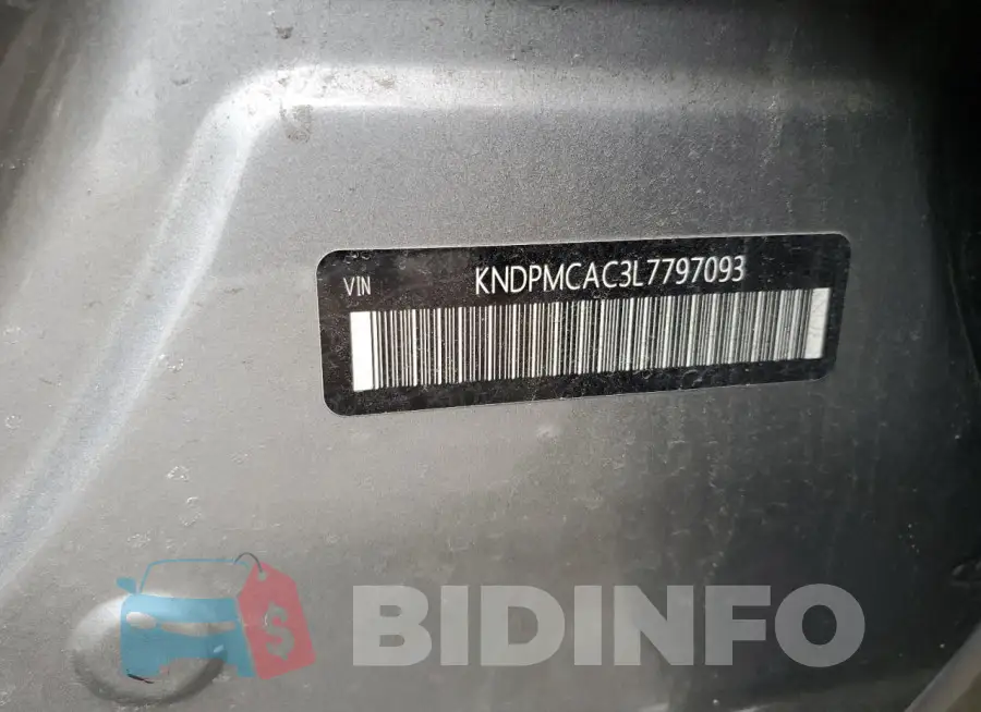 KNDPMCAC3L7797093 Photo# 12