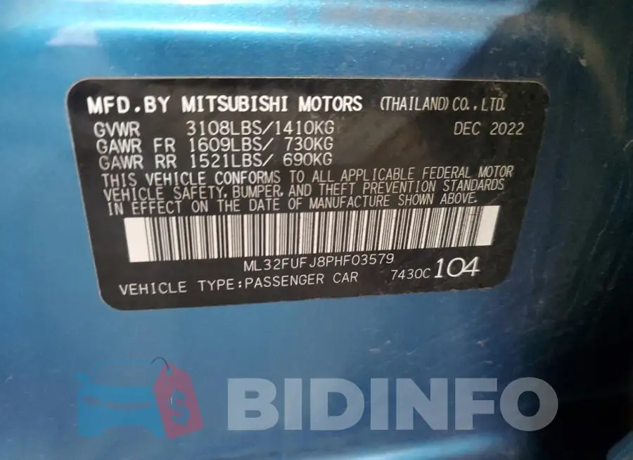 ML32FUFJ8PHF03579 Photo# 12