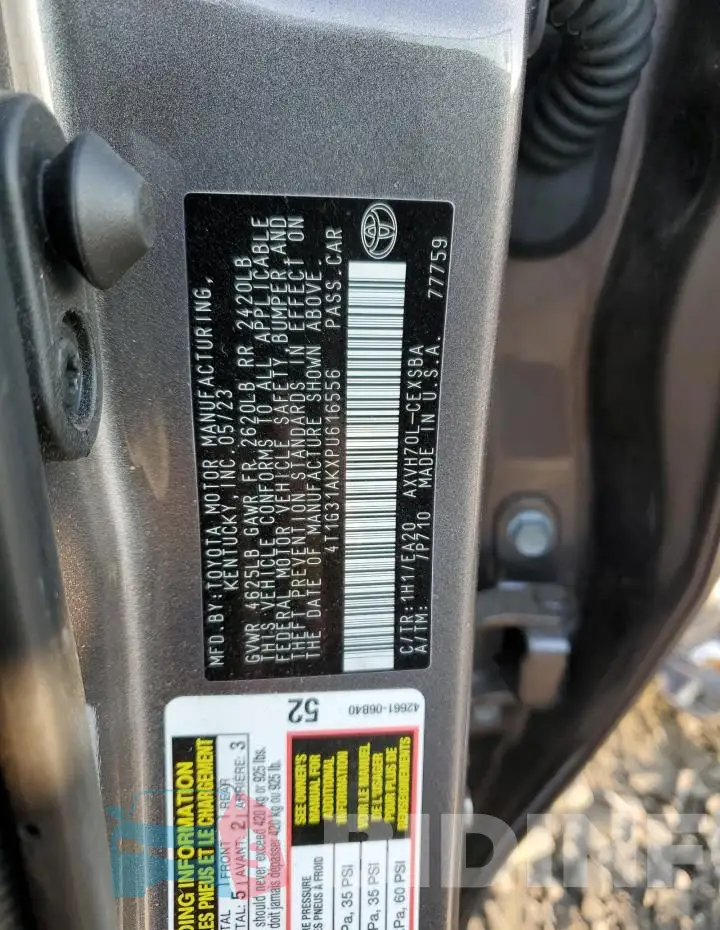 4T1G31AKXPU616556 Photo# 13
