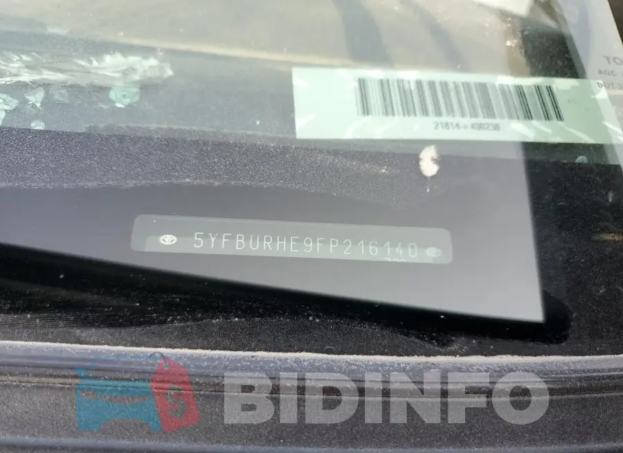 5YFBURHE9FP216140 Photo# 12