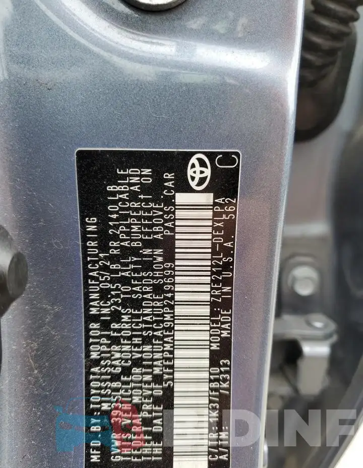 5YFEPMAE9MP249699 Photo# 13