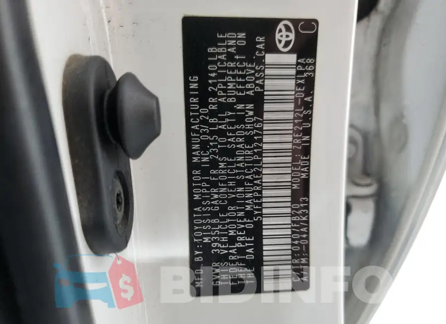 5YFEPRAE2LP121767 Photo# 12
