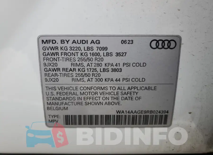 WA14AAGE9RB024394 Photo# 13