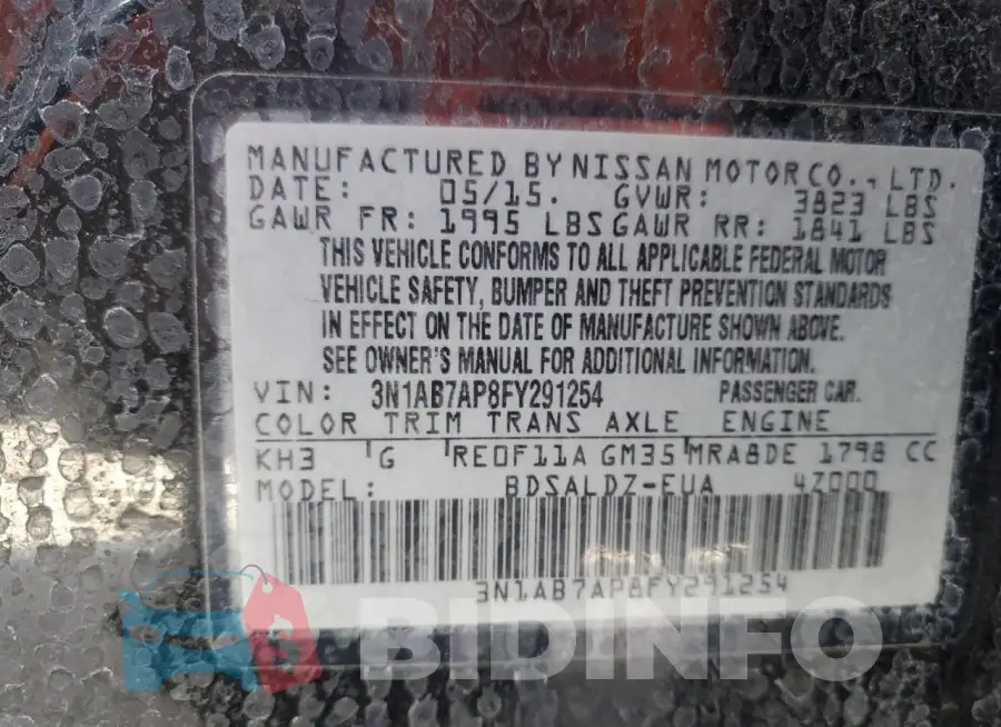 3N1AB7AP8FY291254 Photo# 12