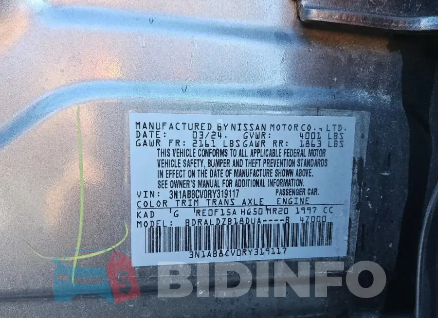3N1AB8CV0RY319117 Photo# 13