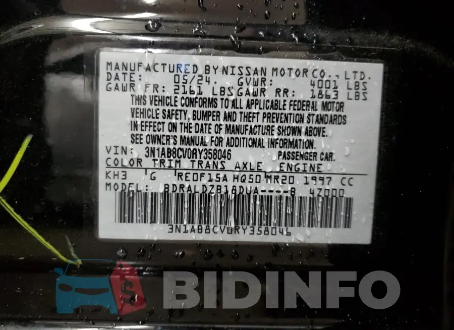 3N1AB8CV0RY358046 Photo# 12