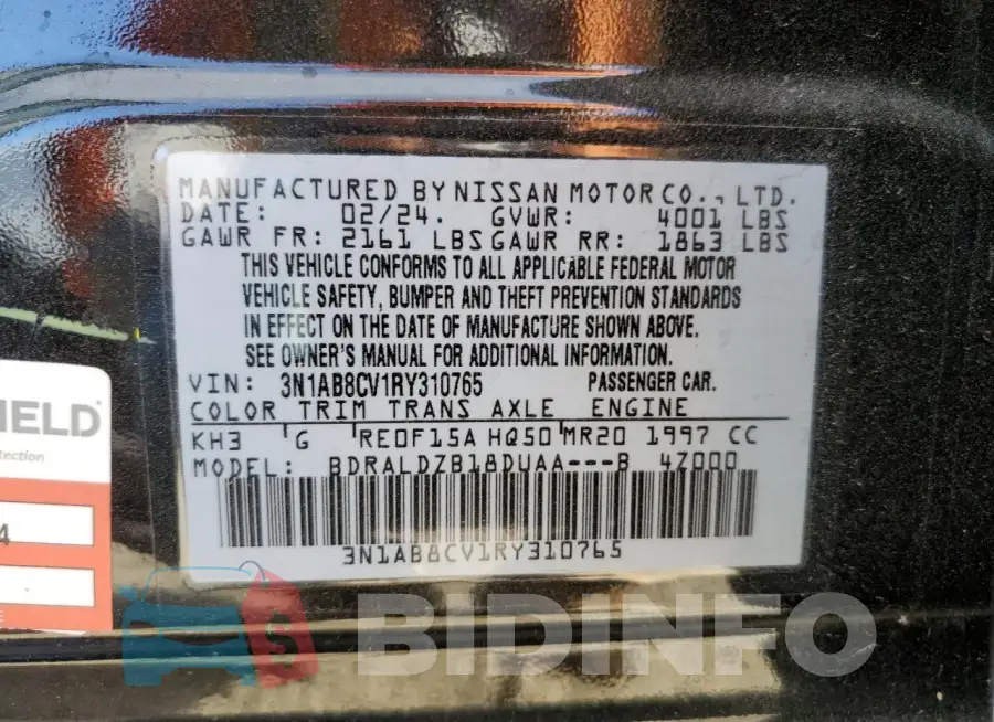 3N1AB8CV1RY310765 Photo# 13