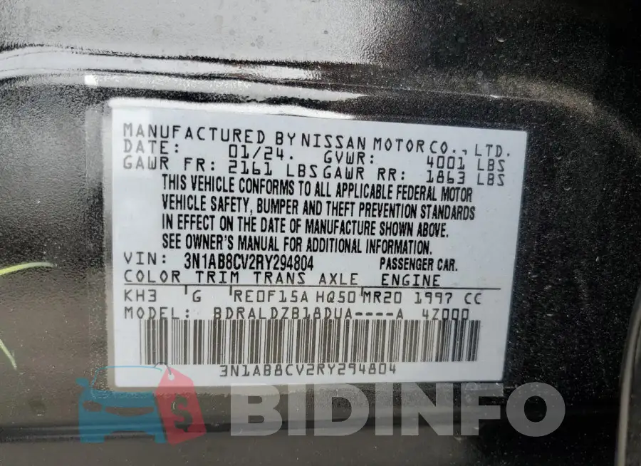 3N1AB8CV2RY294804 Photo# 13