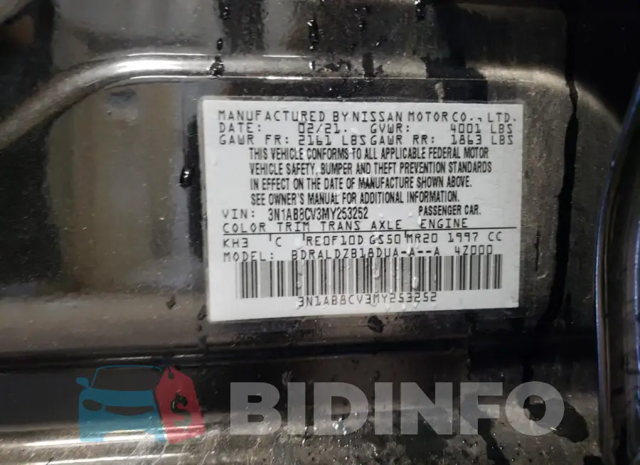 3N1AB8CV3MY253252 Photo# 12