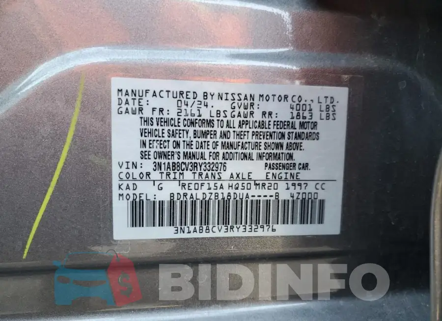 3N1AB8CV3RY332976 Photo# 13