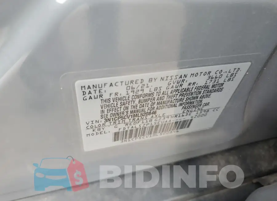 3N1CP5CV1ML520846 Photo# 13