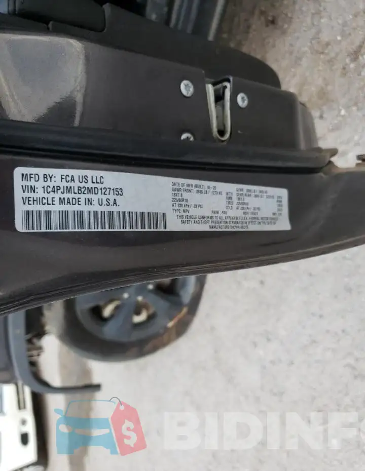1C4PJMLB2MD127153 Photo# 14