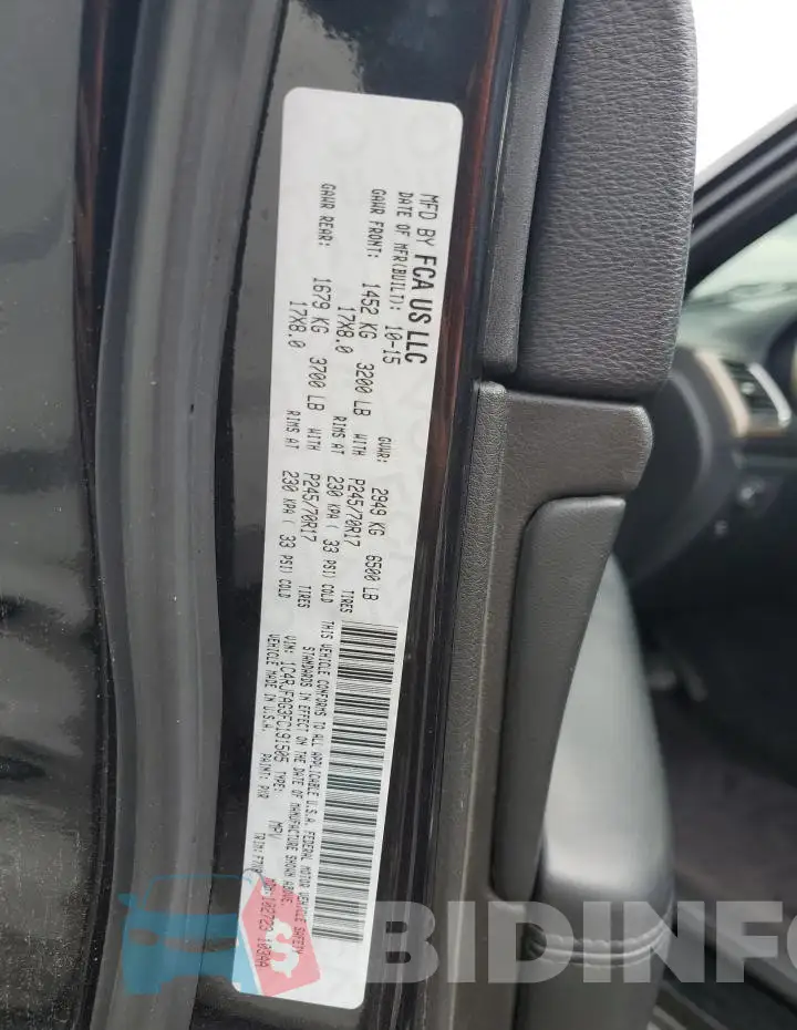 1C4RJFAG3FC191505 Photo# 14
