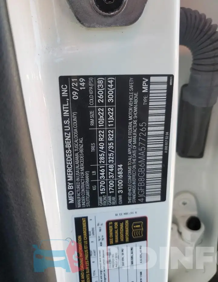 4JGFB8GB6MA577265 Photo# 14