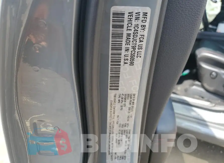1C4SDJCT9PC550590 Photo# 13