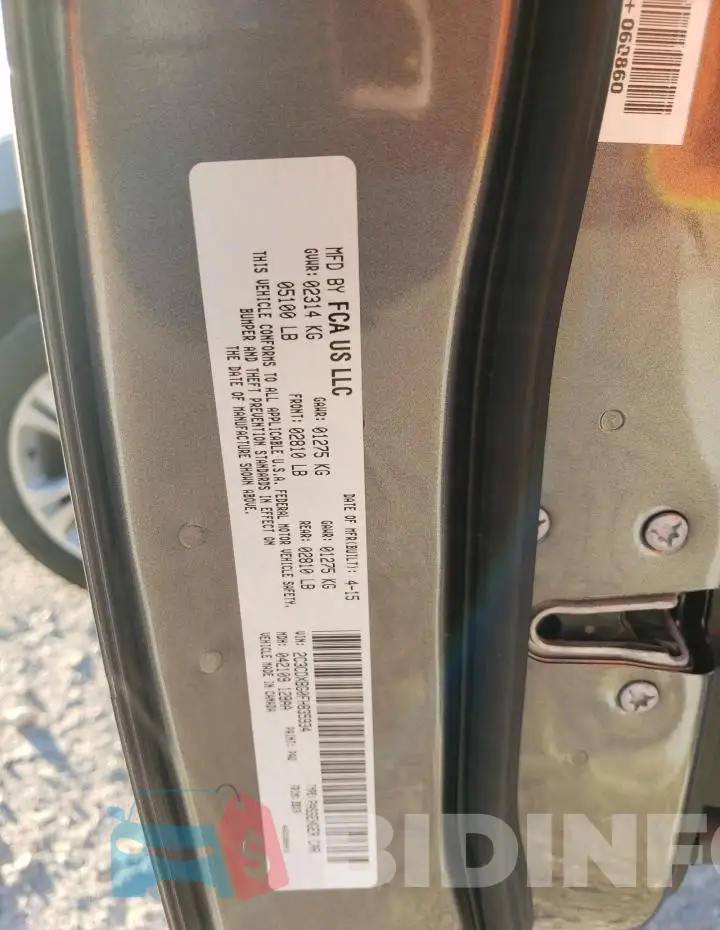 2C3CDXBG0FH835934 Photo# 12