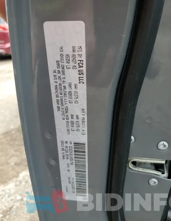 2C3CDXJG1JH281796 Photo# 12