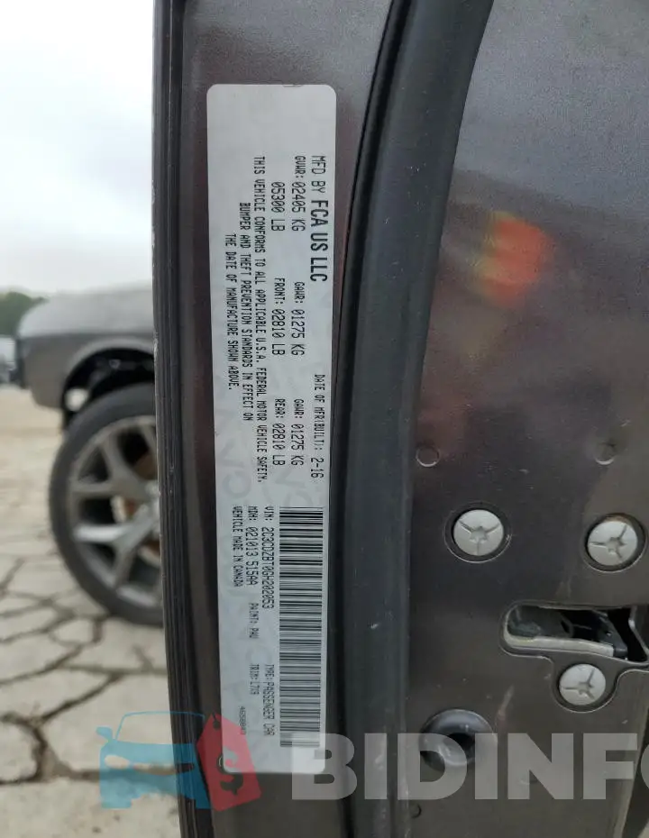2C3CDZBT0GH202053 Photo# 13