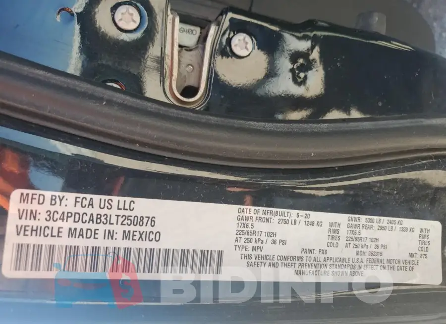 3C4PDCAB3LT250876 Photo# 14