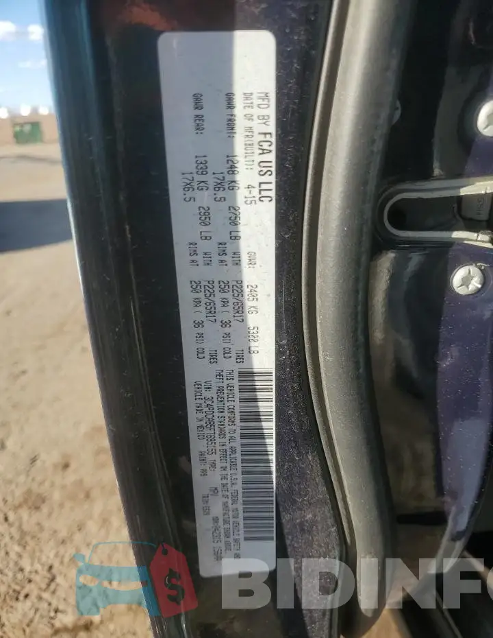 3C4PDCAB5FT695155 Photo# 14