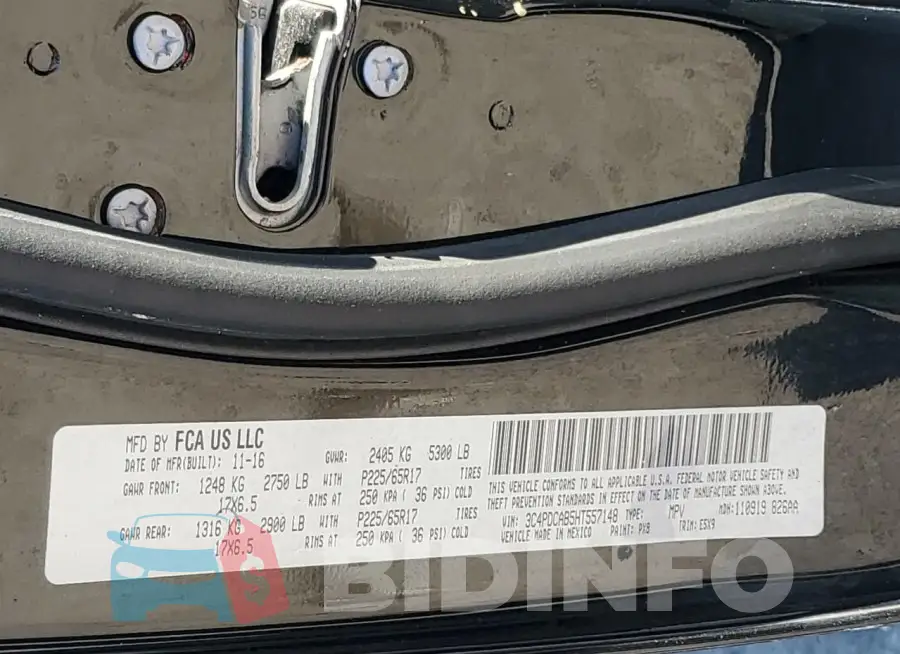 3C4PDCAB5HT557148 Photo# 13