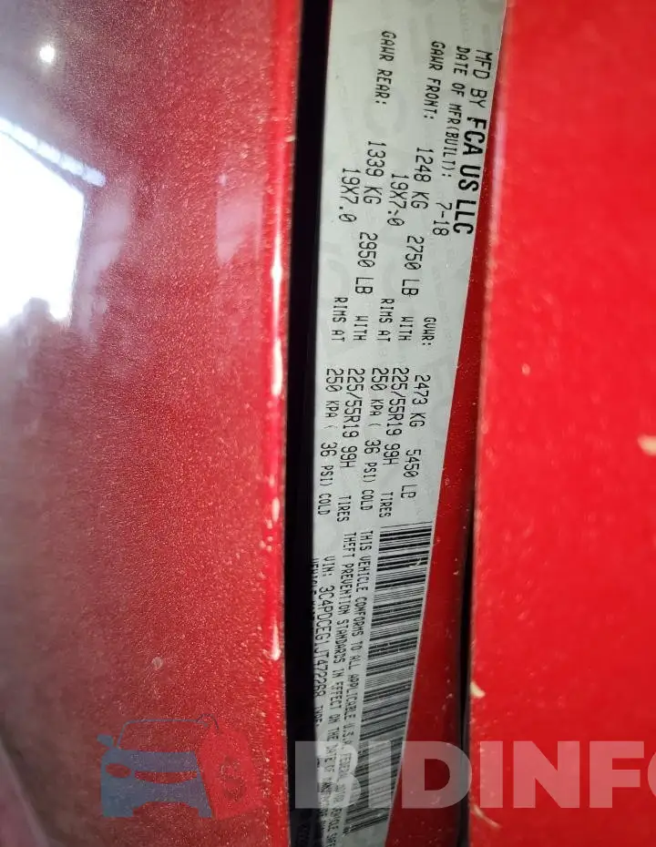 3C4PDCEG1JT472268 Photo# 13