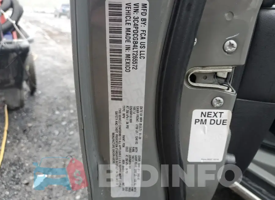 3C4PDCGB4LT265572 Photo# 13