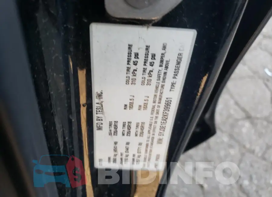 5YJ3E1EA2KF399651 Photo# 12