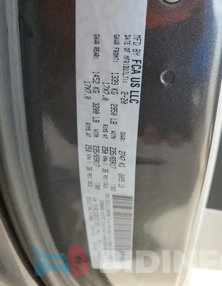 2C4RC1BG5LR172811 Photo# 13