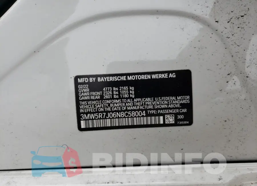3MW5R7J06N8C58004 Photo# 13