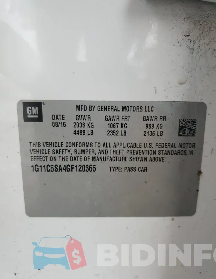 1G11C5SA4GF120365 Photo# 13