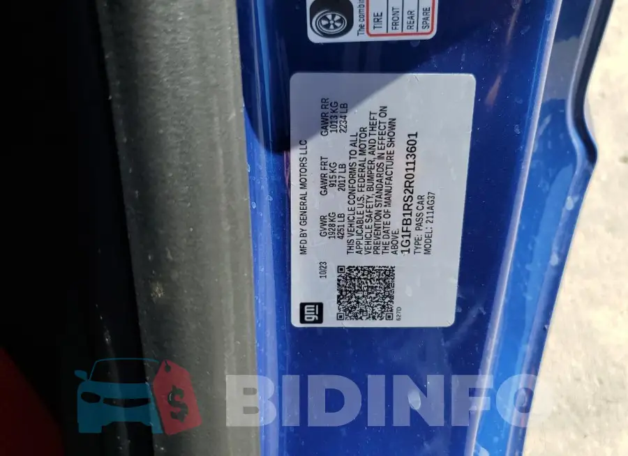 1G1FB1RS2R0113601 Photo# 12