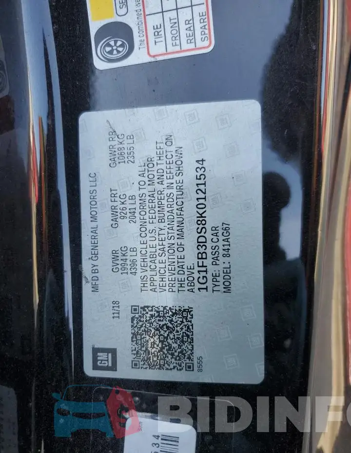 1G1FB3DS8K0121534 Photo# 13