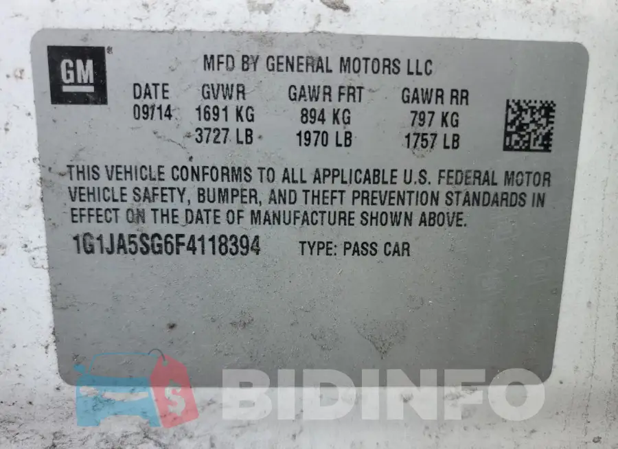 1G1JA5SG6F4118394 Photo# 12