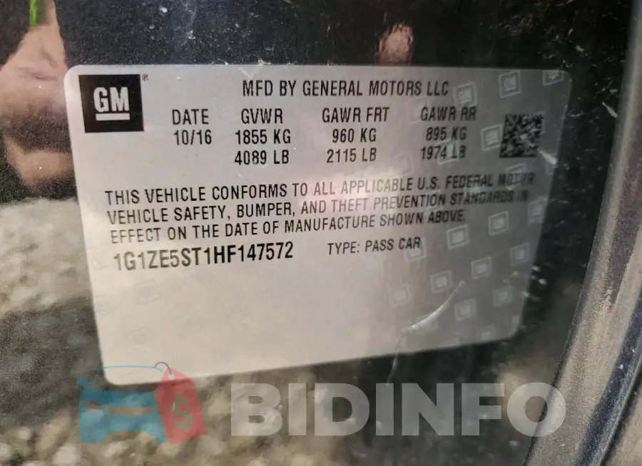 1G1ZE5ST1HF147572 Photo# 12